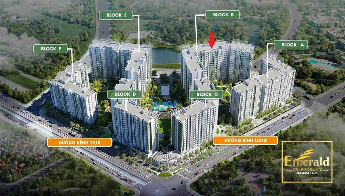 Tổng Thể Emeral Celadon City