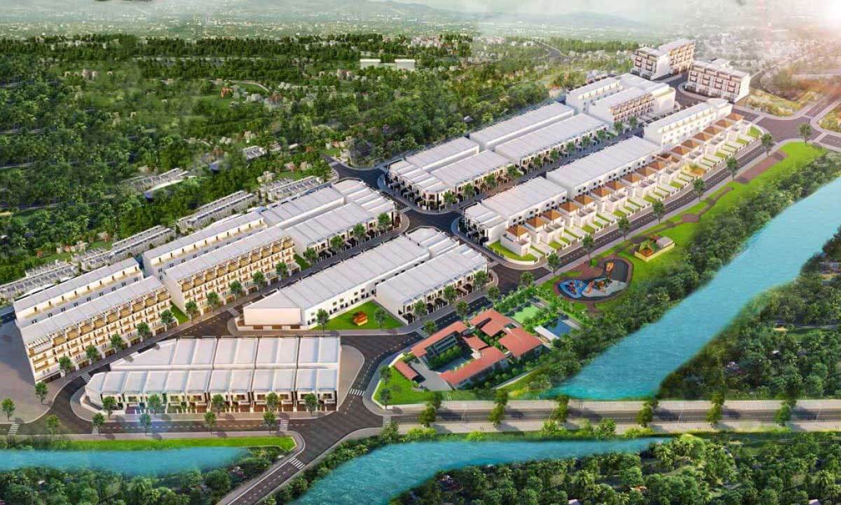 Phối cảnh tổng thể The Meadow được thiết kế theo phong cách xanh Biophilic