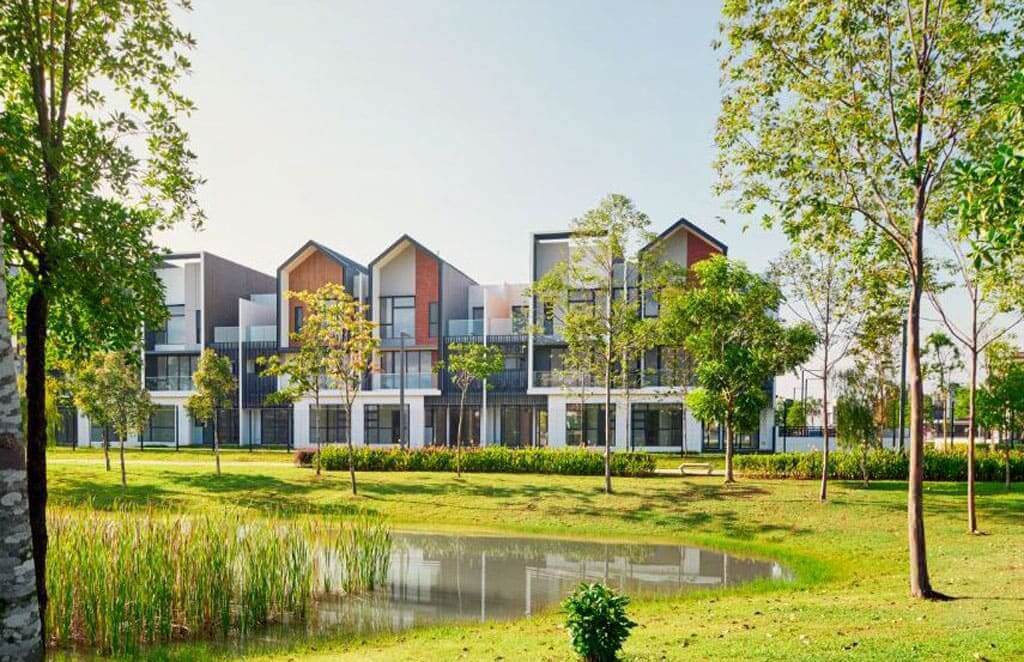 Phối cảnh thiết kế nhà phố The Meadow tại Bình Chánh do Gamuda Land phát triển