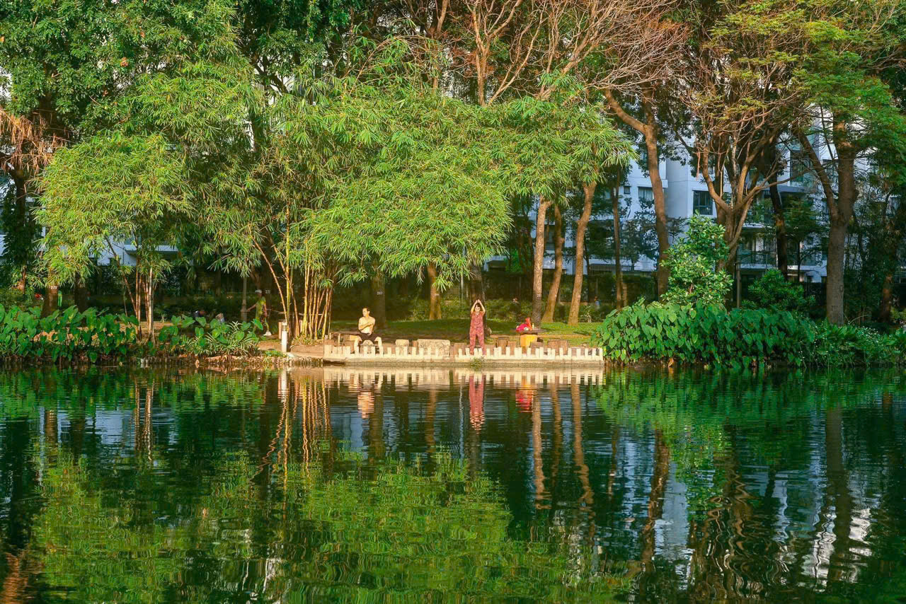 Hồ thư giản tại Celadon Centery