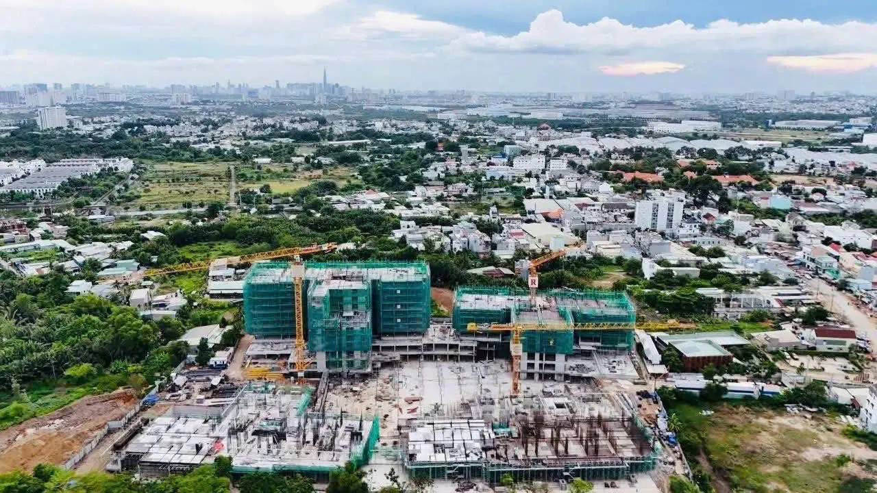 tiến độ thi công của elysian